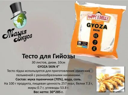 Тесто для гедза