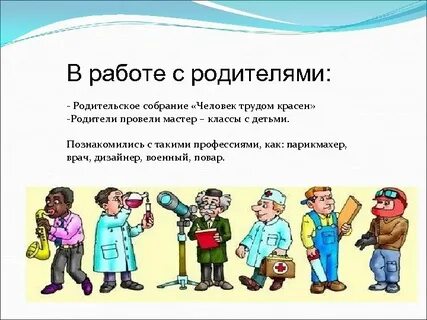 Все профессии важны 2 младшая группа