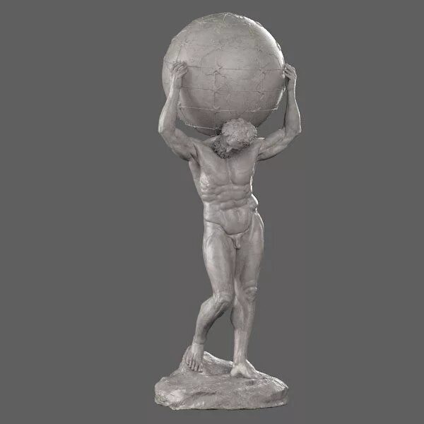 Atlas model. Sculpture 3d model. 3d modeli скульптура человек камень. 3 д макс моделька атлантов скульптура. пропорции атланта скульптура.