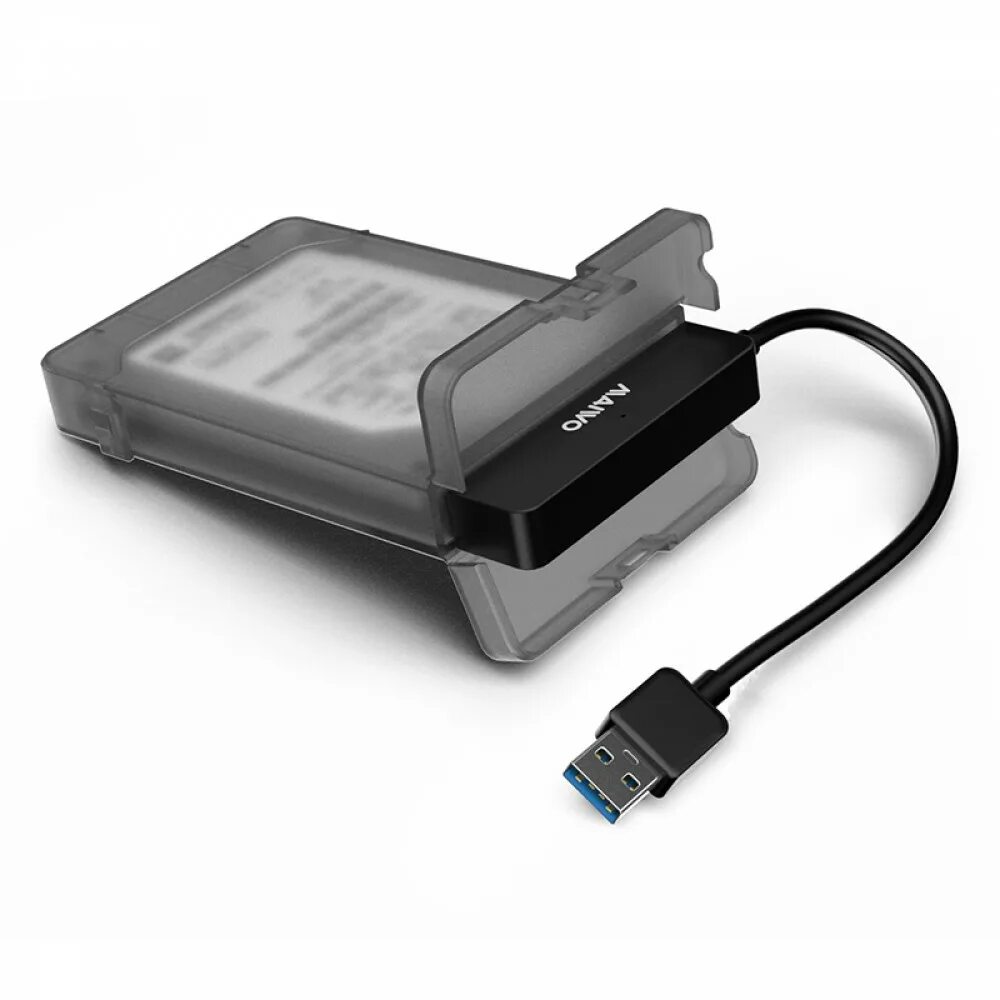 Корпус для внешнего диска sata. Maiwo k104. 2.5″ sata ssd/hdd. usb 3.0 external enclosure for 2.5 sata hdd/ssd. hdd usb 3.0 2,5&quot;.