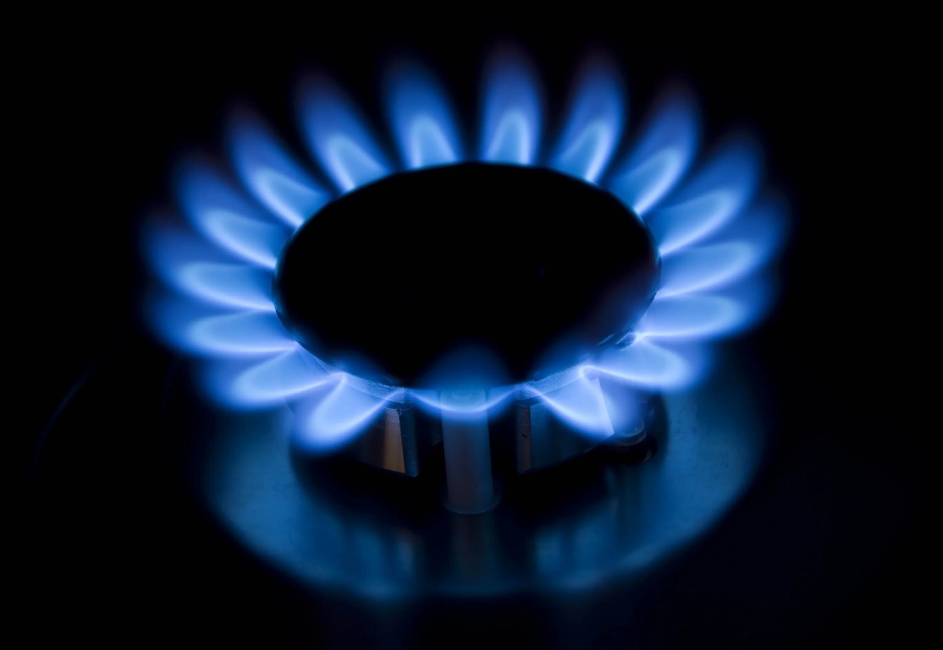 Огонь газовой плиты