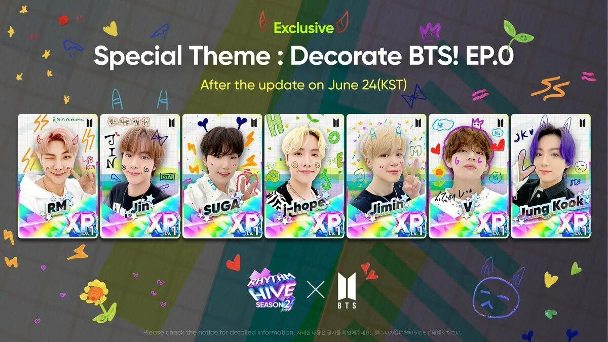 Темы бтс. Прикол 8 участница БТС. Rhythm Hive BTS Cards. Ритм ХАЙВ Стикеры. Ритм ХАЙВ Стикеры дневник.