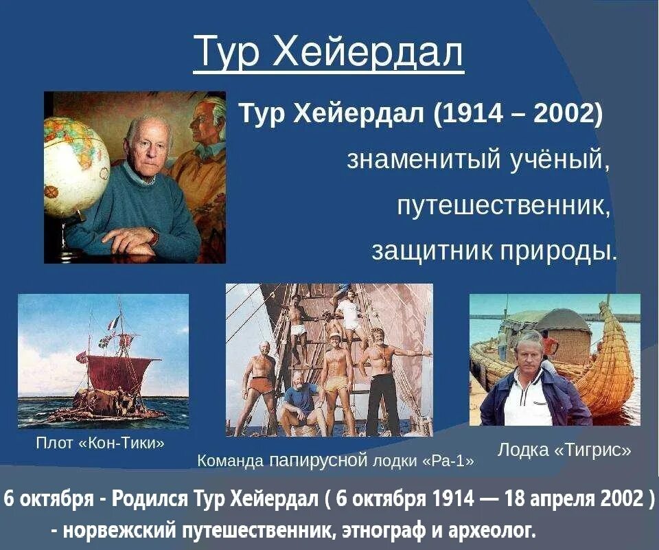 Знаменитые экскурсии. Тур Хейердал географические открытия. Тур Хейердал Великие путешественники. Тур Хейердал открытия в географии. Тур Хейердал исследуемая территория.