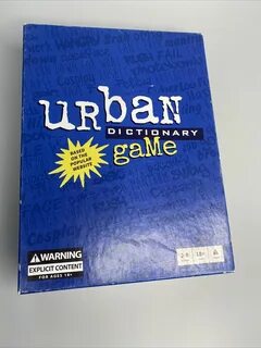 Urban Dictionary The Party Board Game of Slang Age 18+ Buffalo Games 3-8 Pl...