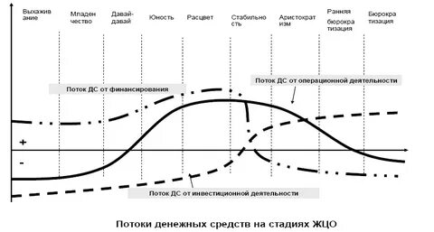 Зависимости от стадии жизненного цикла