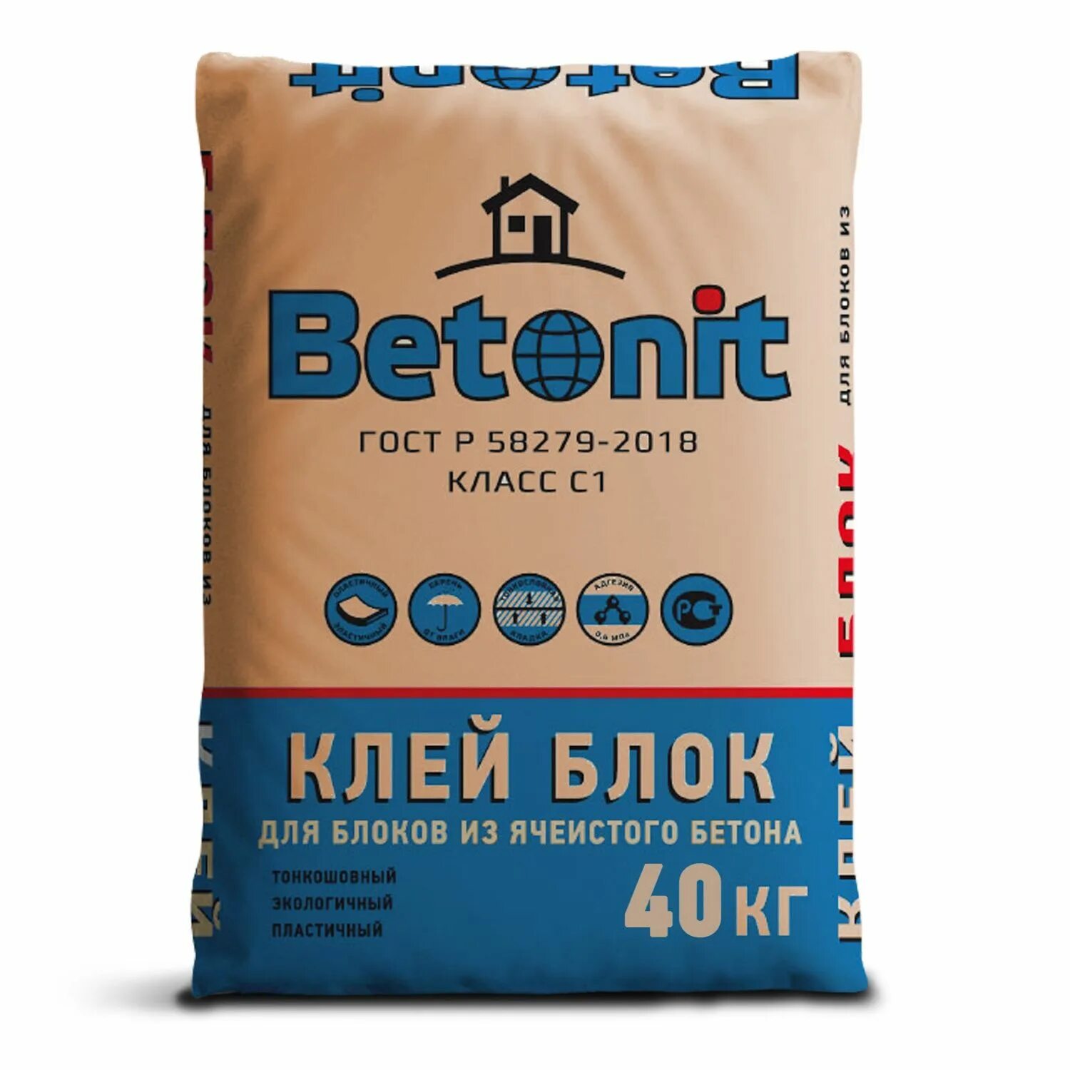 Клей для блоков 25 кг Суффикс Азбука Ремонта