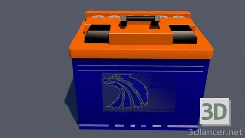 3d модель аккумулятора