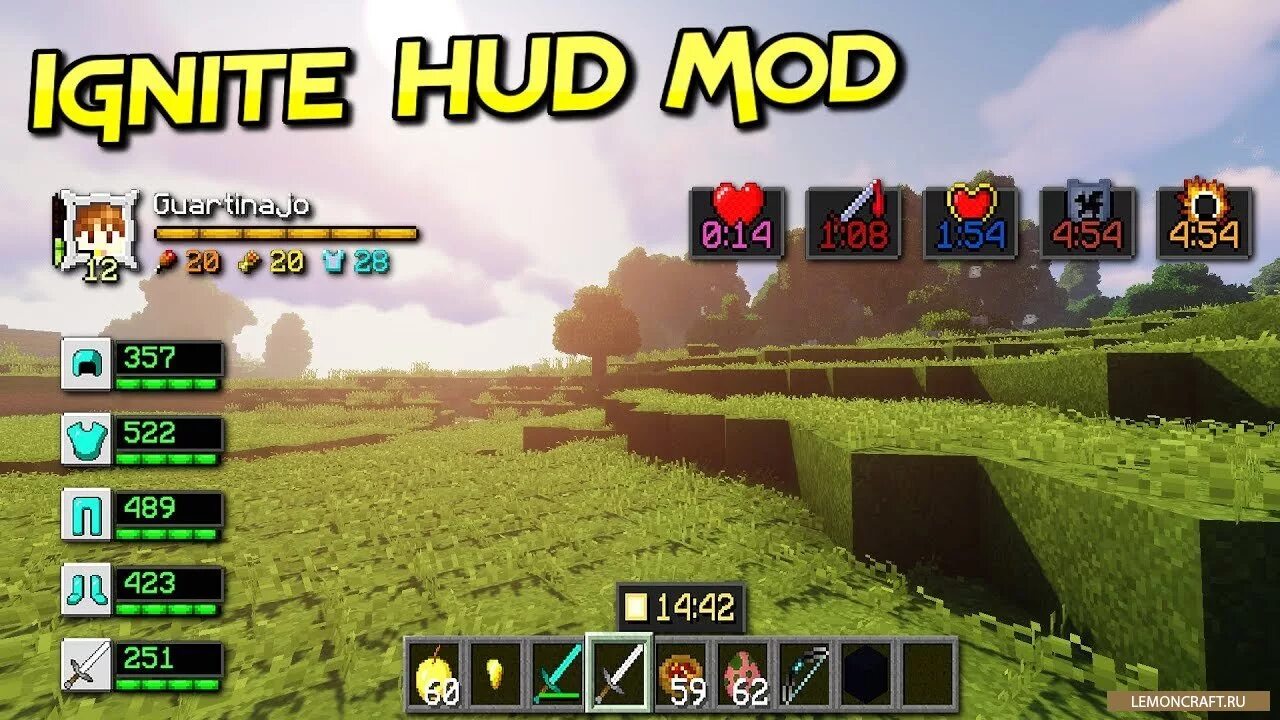 Мод на hud. Hud майнкрафт. мод rpg hud. minecraft hud моды. hud майнкрафт 1.7.10.