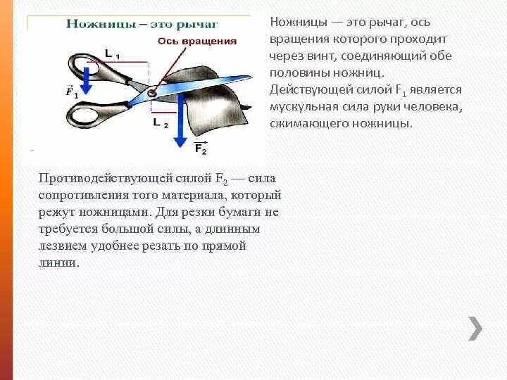 Плоскогубцы образуют два одинаковых соединенных рычага. Рычаг принцип действия физика. Принцип простые механизмы ножницы. Ножницы рычаг. Ножницы рычаг физика.