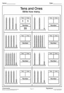 Tens and ones