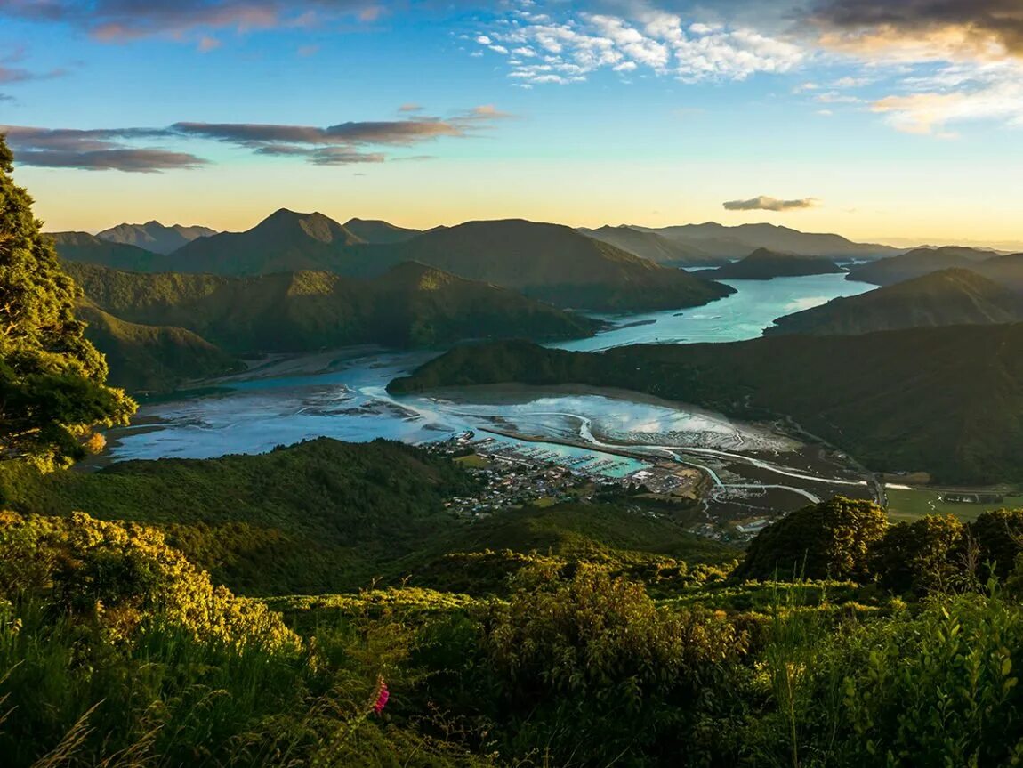 Новая Зеландия (New Zealand). Нельсон город в новой Зеландии. Гамильтон озеро новая Зеландия. Озеро Квилл новая Зеландия.