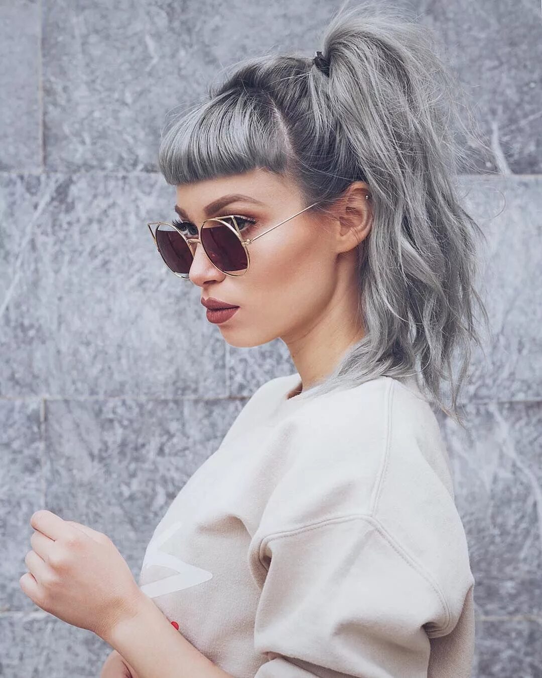 30 Creative Grey Hair Color Ideas Beautiful gray hair, Face shape hairstyles, Sc