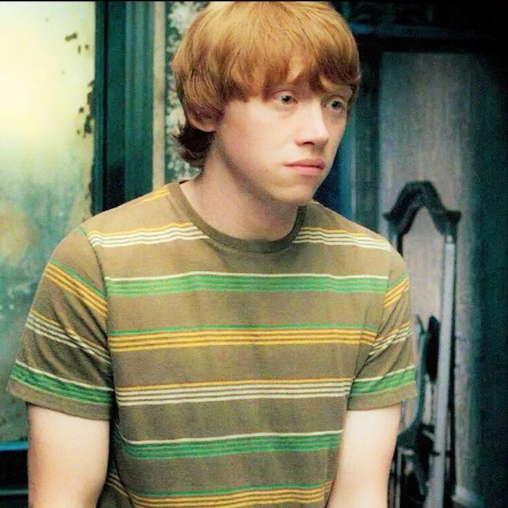 Ron weasley. Руперт Гринт грустный.