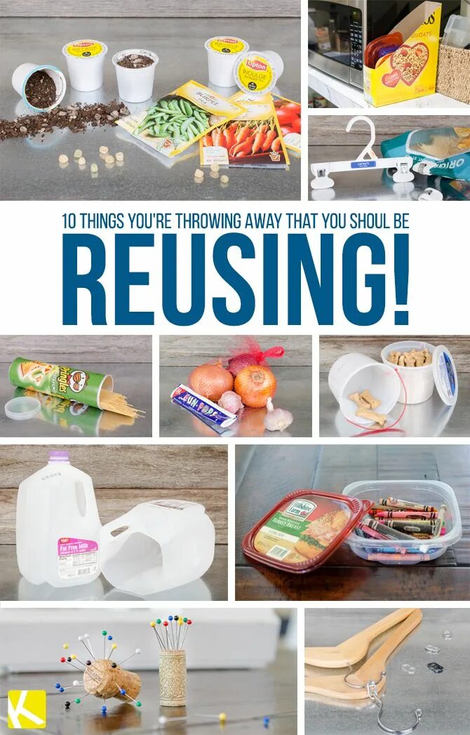 Reusing things. To reuse things. reusable things. recycled things. reuse items.