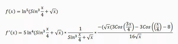 Производная ln sin. Производная от натурального логарифма сложной функции в степени. Производные от натурального логарифма сложной функции. Производная функции со степенью натурального логарифма. Производная натурального логарифма в степени.
