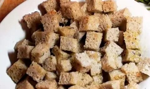 Калорийность сухарей из белого хлеба в духовке