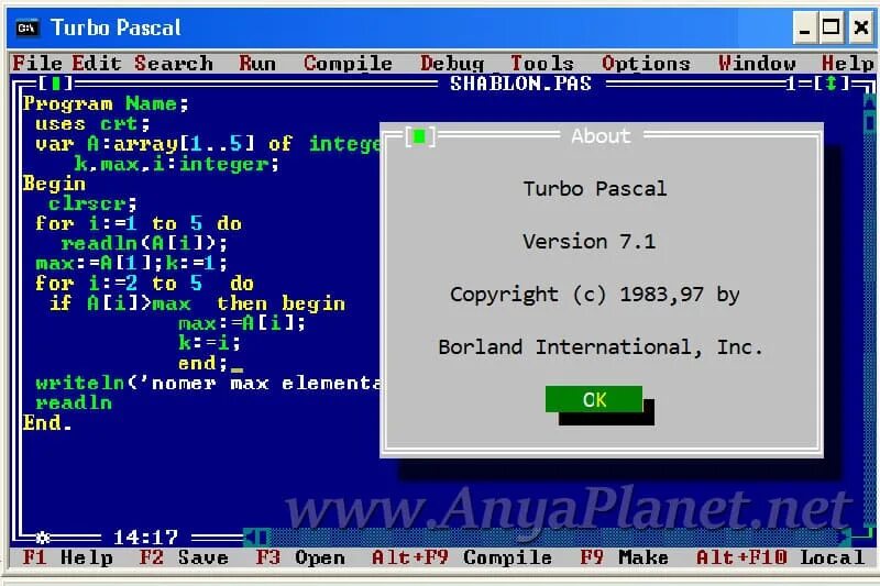 Курсор паскаль. Турбо Паскаль 7.1. Pascal 7 язык программирования. Borland Turbo Pascal 7. Turbo Pascal оверлей.