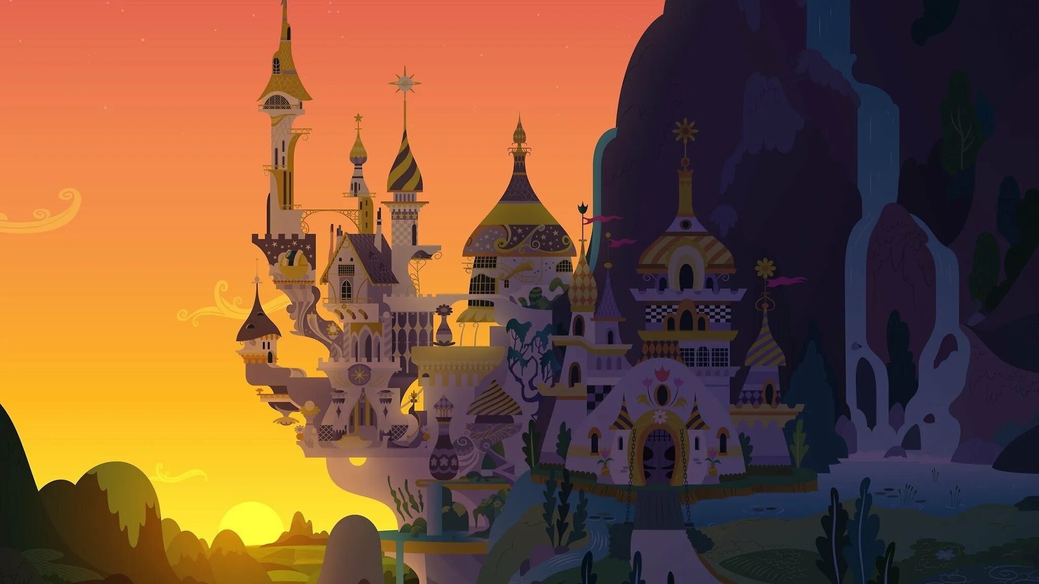 Кантерлот фоллаут эквестрия. Май литл пони кантерлот. Замок кантерлот my little pony. Дворец млп кантерлот. Кантерлот замок внутри.