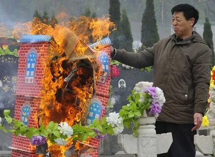 He burning