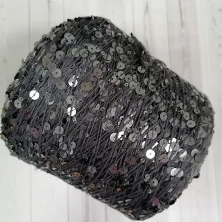 Спицы пряжа с пайетками