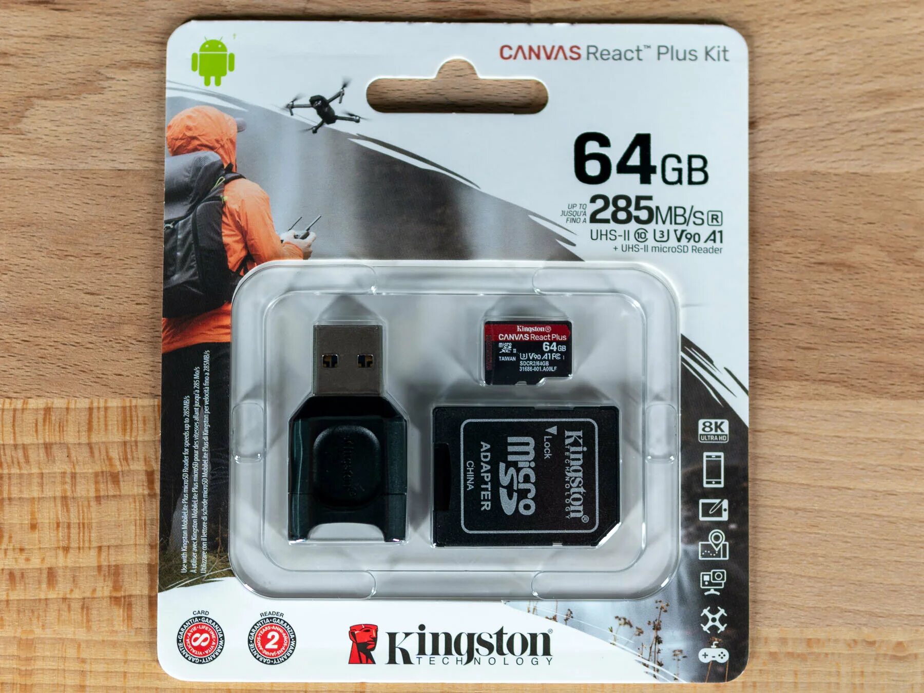 Canvas react plus 128gb. Kingston canvas react plus sdxc uhs-ii u3 v90. kingston canvas go plus. kingston canvas react plus. kingston canvas react plus kit microsd.