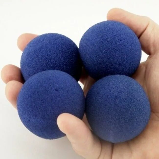 Шар 5 см. Sponge balls 1.5 Blue by gosh Magic. Поролоновый шарик. Поролоновый мяч. Шарики мягкие поролоновые.