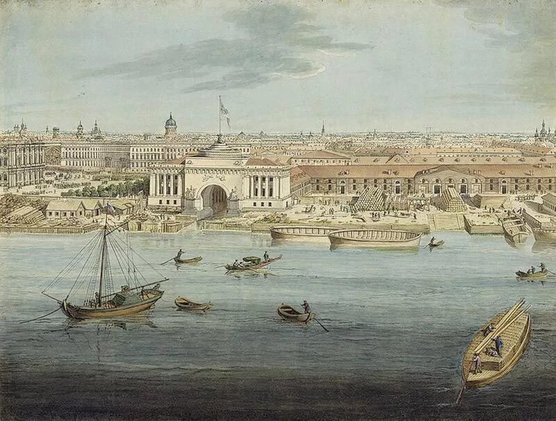 Санкт петербург какой город раньше был. Анжело Тозелли панорама Петербурга 1820 года. Адмиралтейство в Санкт-Петербурге 19 век. Адмиралтейство 18 век. Адмиралтейство Петра 1 в Санкт-Петербурге.