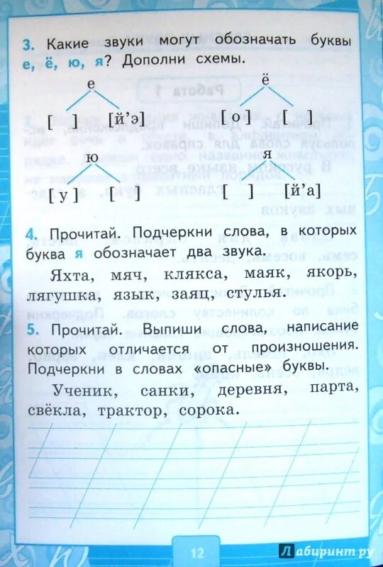 Подчеркнуть буквы которыми различаются слова. Подчеркни в словах опасные буквы. Подчеркни опасные буквы в слове ученик. Русский язык 1 класс проверочные Канакина. Проверочные работы по русскому языку 1 класс Канакина.