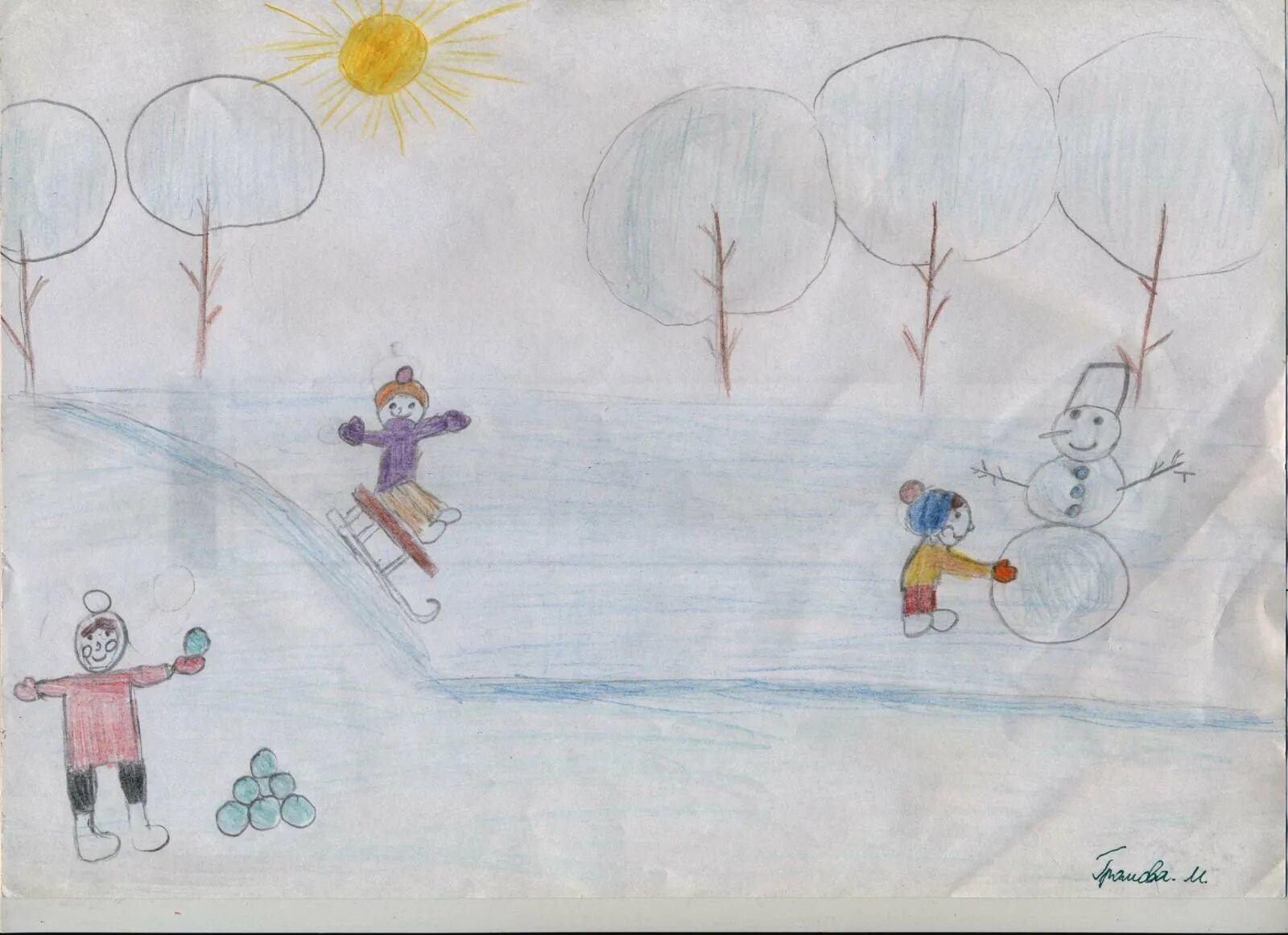 Рисунки на зимнюю тему для детей. Рисунок на тему зимние забавы. Детские рисунки на тему зимние забавы. Зимние забавы 6 класс. Детские забавы зимой.