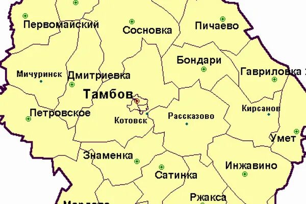 Карта Тамбовской области. Карта Тамбовской области с районами. Контур Тамбовской области. Г Мичуринск Тамбовская область карта области. Тамбов котовск расстояние