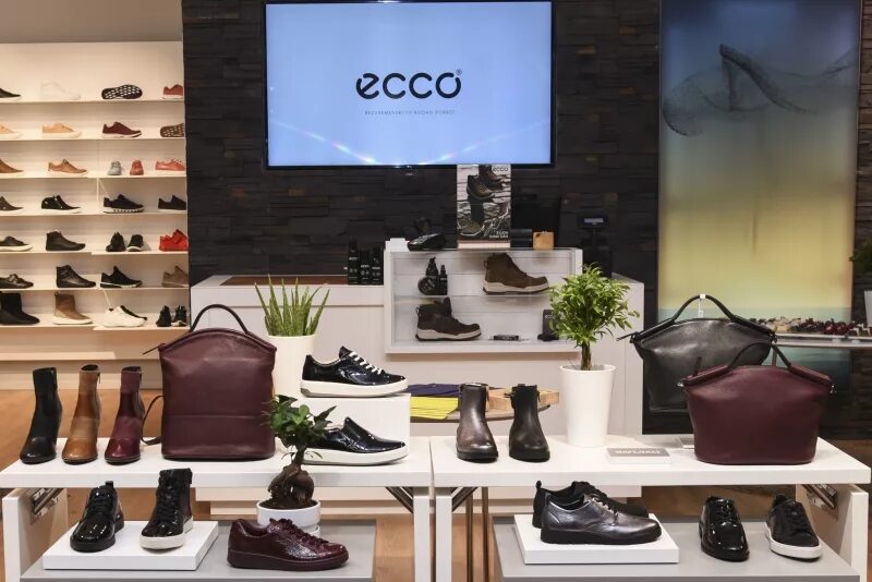 Обувной магазин центра. Retail Academy ecco. Витрина магазина ecco. Магазин обуви экко. Ecco витрины.