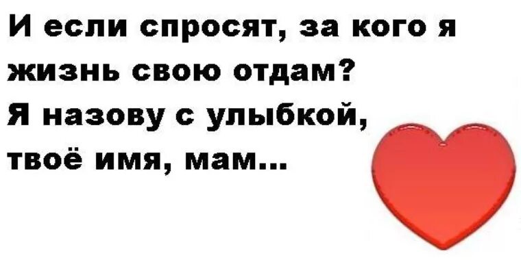 За тебя мой брат готов я жизнь. Я жизнь отдам за тебя. Мама жизнь отдаст. Жизнь отдам. Люблю больше жизни.