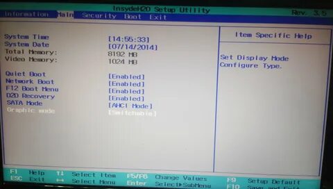 Acer aspire bios update
