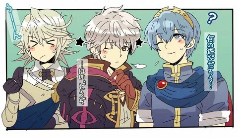 Corrin, Robin and Marth Super Smash Bros, Игровые Арты, Fire Emblem, Рисунк...