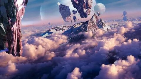 High up into the sky