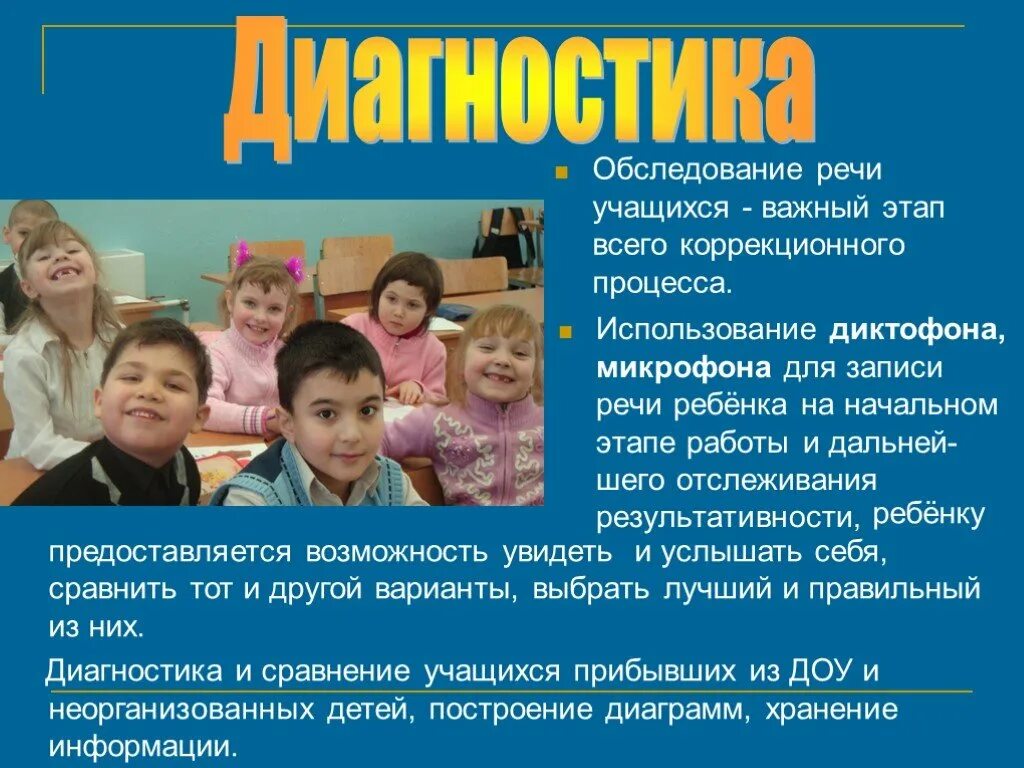 Обследование речи школьников