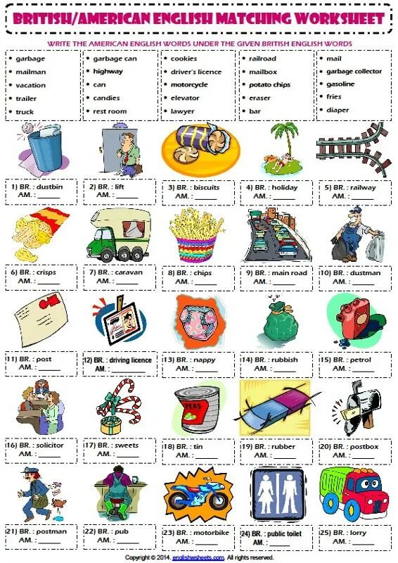 Семья на американском английском