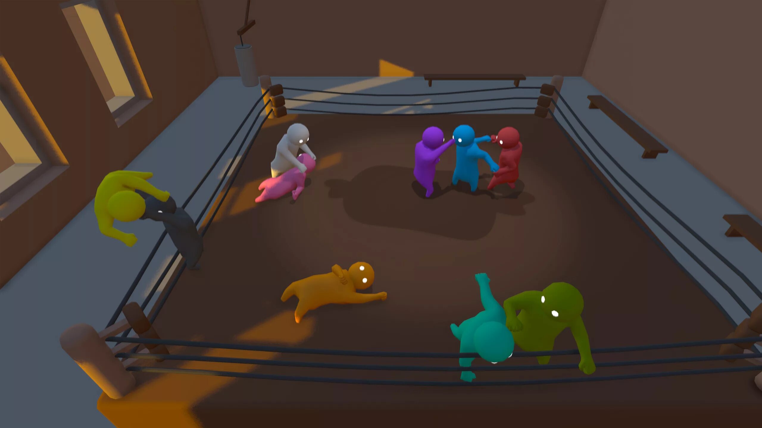 Один маленький и больше игра. Gang Beasts ps5. Gang Beasts на пс4. Gang Beasts v1.3. Ганг Бист 2 игра.