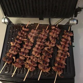 Сердечки на мангале маринад