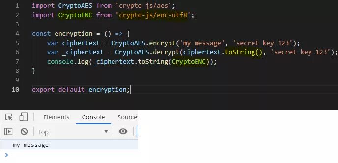 Var message. Cryptojs. Реализация AES шифрования с помощью библиотеки Crypto-js. JAVASCRIPT Crypto browser. Формулы ключей AES.