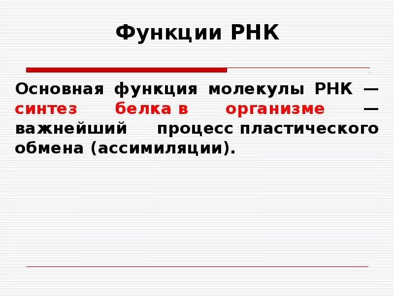 Функции РНК. Основная функция РНК. Основные функции РНК.