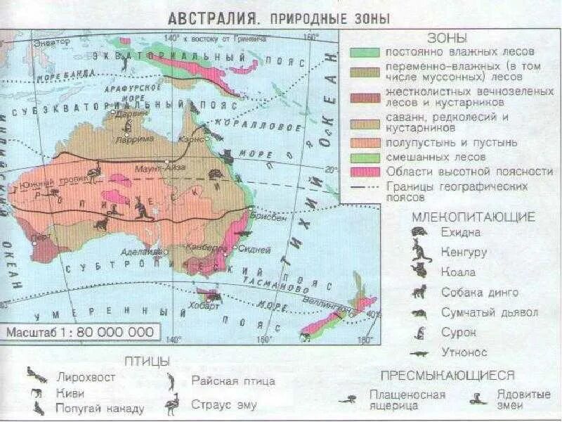 Рельеф и природные зоны австралии. Карта природных зон Австралии. Карта природных зонfdcnhfkbb. Природные зоны Австралии контурная карта. Карта природных зон Австралии 7 класс.