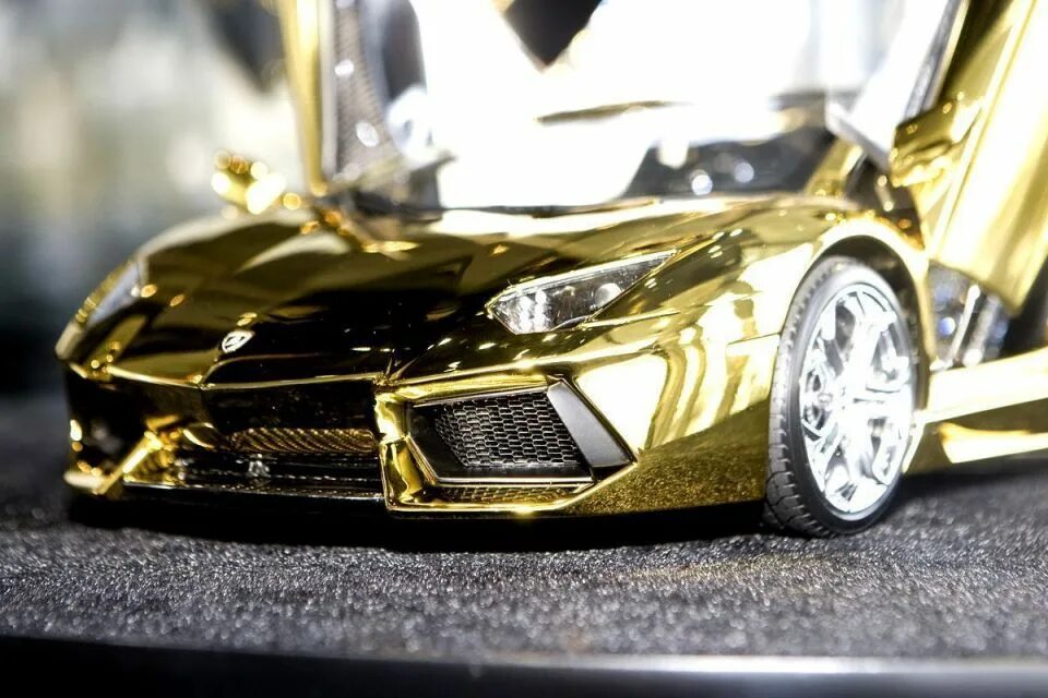 Gold car