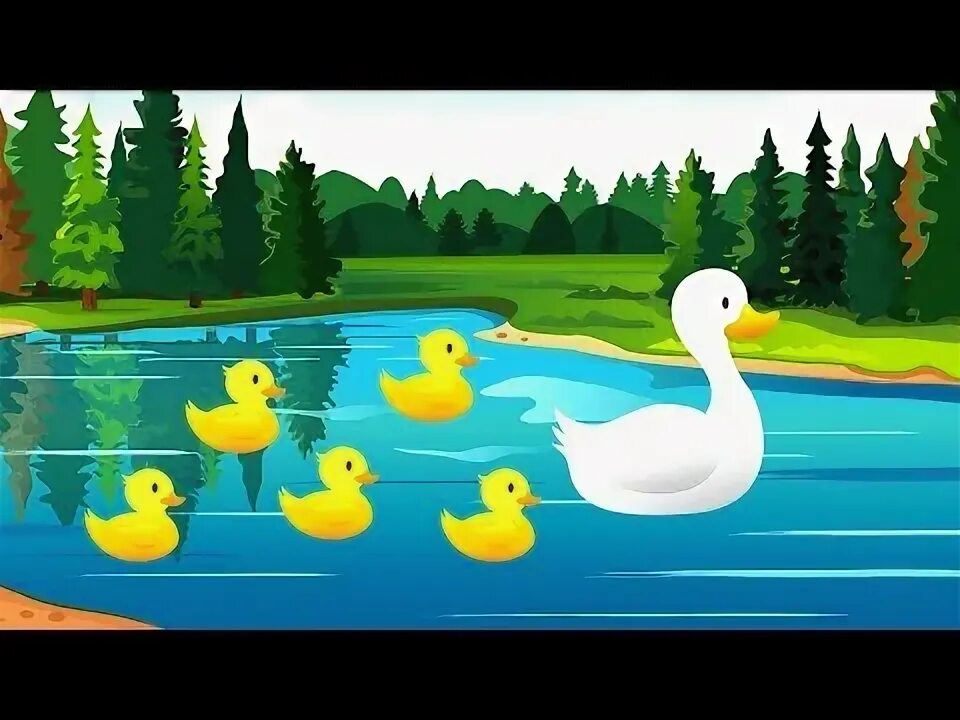 Лепка утка с утятами средняя группа. Пять маленьких уточек. Пять маленьких утят. Песенка маленьких утят. Видео для малышей утята.