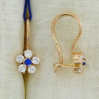 Серьги золотые для девочки 10