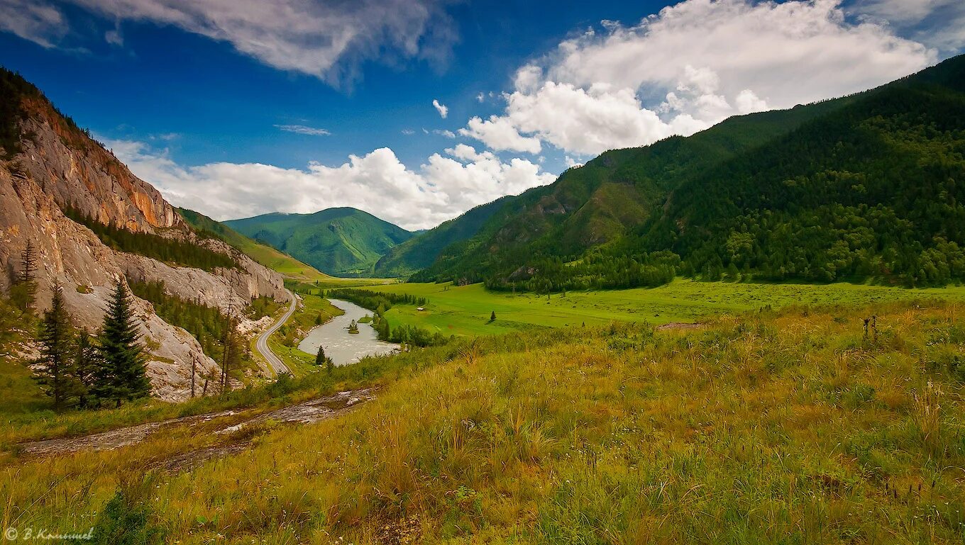 кучерлинское озеро алтай. долины рек малого и большого колагаша. белуха гора и катунь. видеоролик алтай. наш алтай.