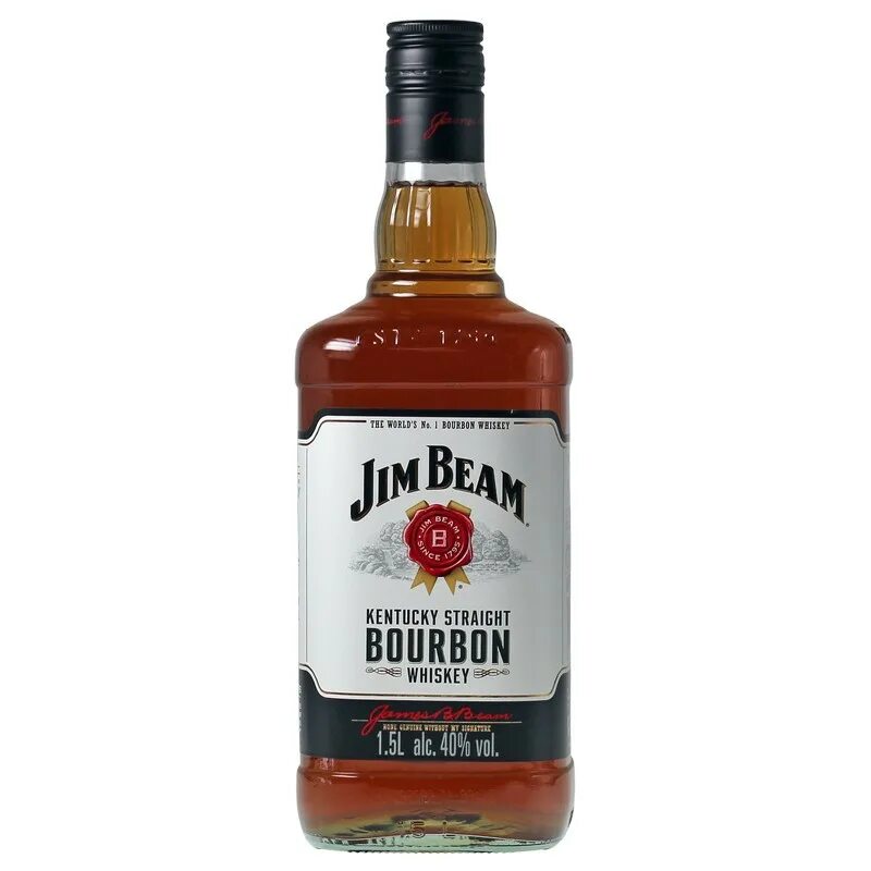 Джим бим 1 литр. Джим Бим Вайт. Бутылка Джим Бим Бурбон. Джим Бим с белой этикеткой. Jim Beam Black Label.