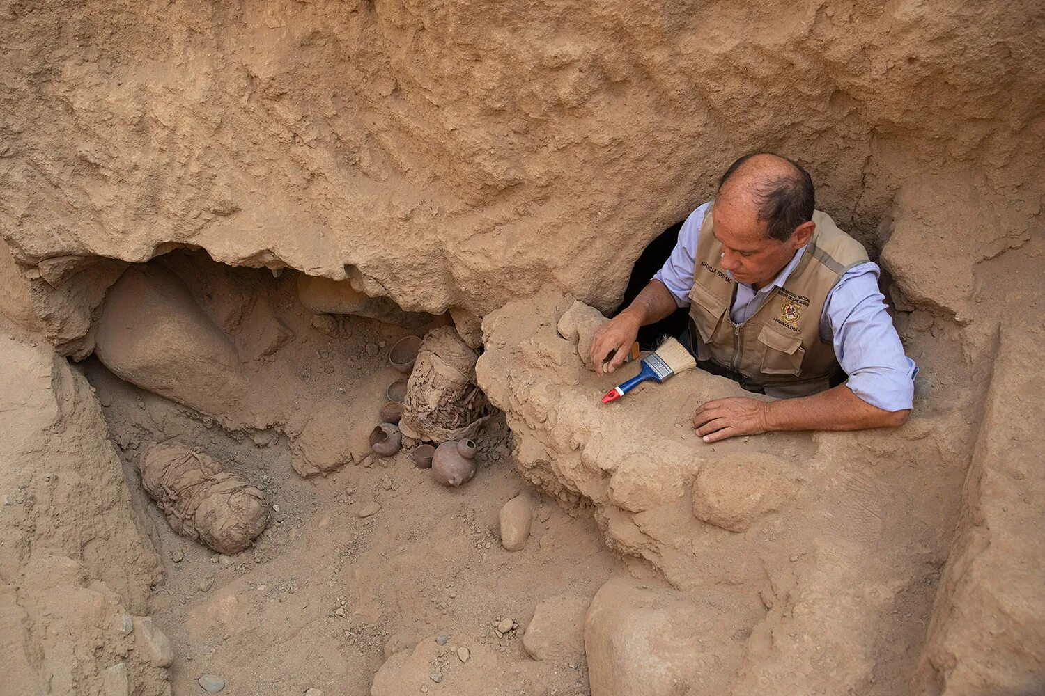 Перу археологические раскопки. Жители находки