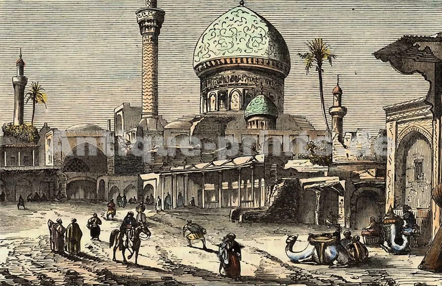 Багдад столица арабского халифата. Древний арабский халифат. David roberts (1796-1864). Столица арабского халифата город багдад. Медресе в османской империи.