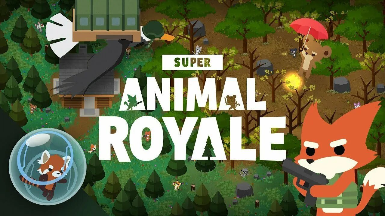 Игра super animal Royale. Супер Энималс рояль. Энимал батл рояль. Super animal Royale стрим.